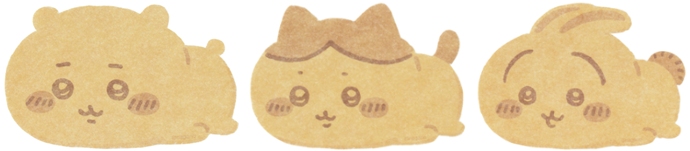 ちいかわ焼き スマホに貼れるサイズのステッカー