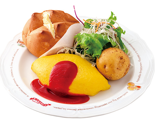 ラケル KUKUチキンライスのモッツアレラチーズオムライス