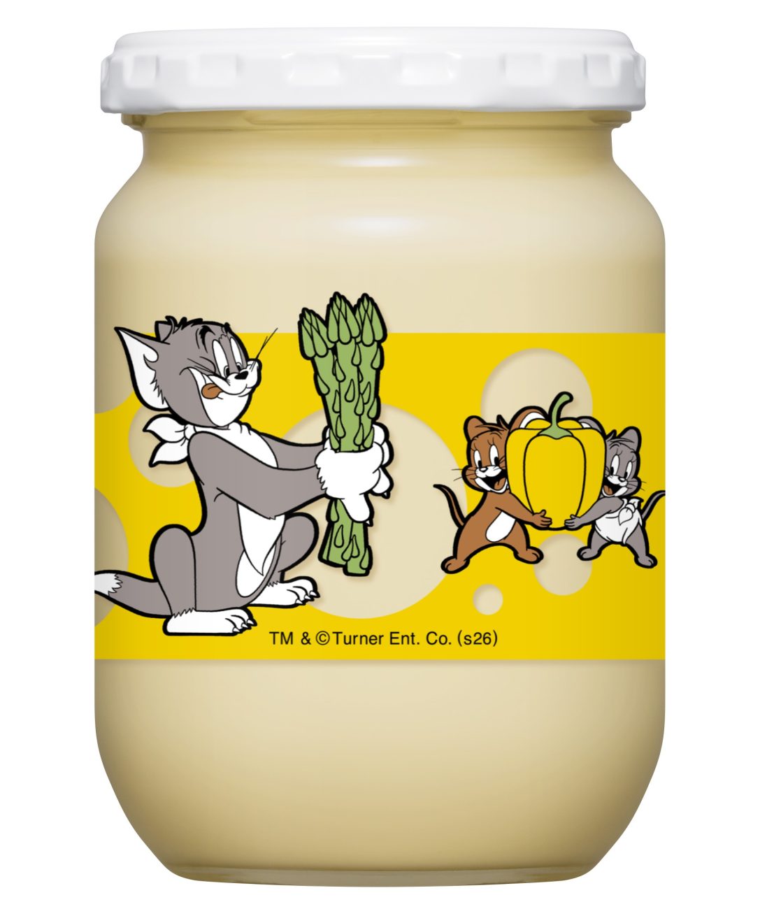 「トムとジェリー」の瓶入りマヨネーズ第3弾（春夏デザイン）
