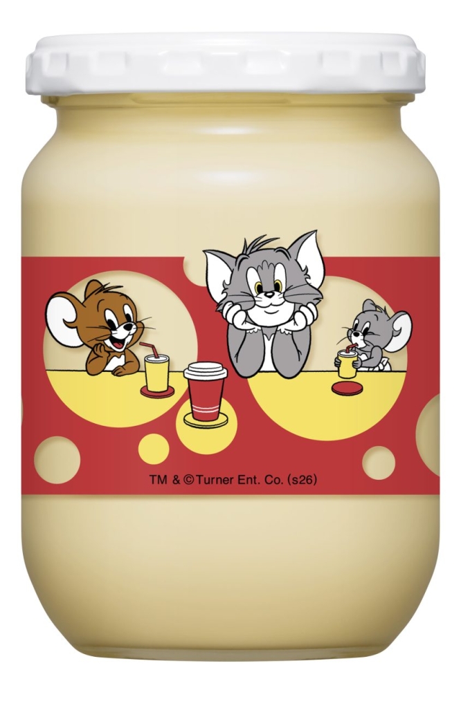 「トムとジェリー」の瓶入りマヨネーズ第4弾（秋冬デザイン）