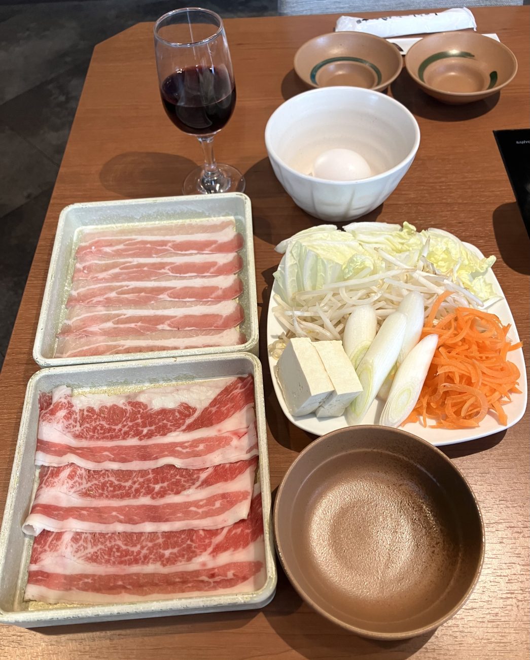 「すき焼きセット」１人前