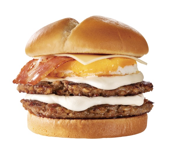 【春季限定】クリームクリームチーズバーガーダブル 単品1,100円