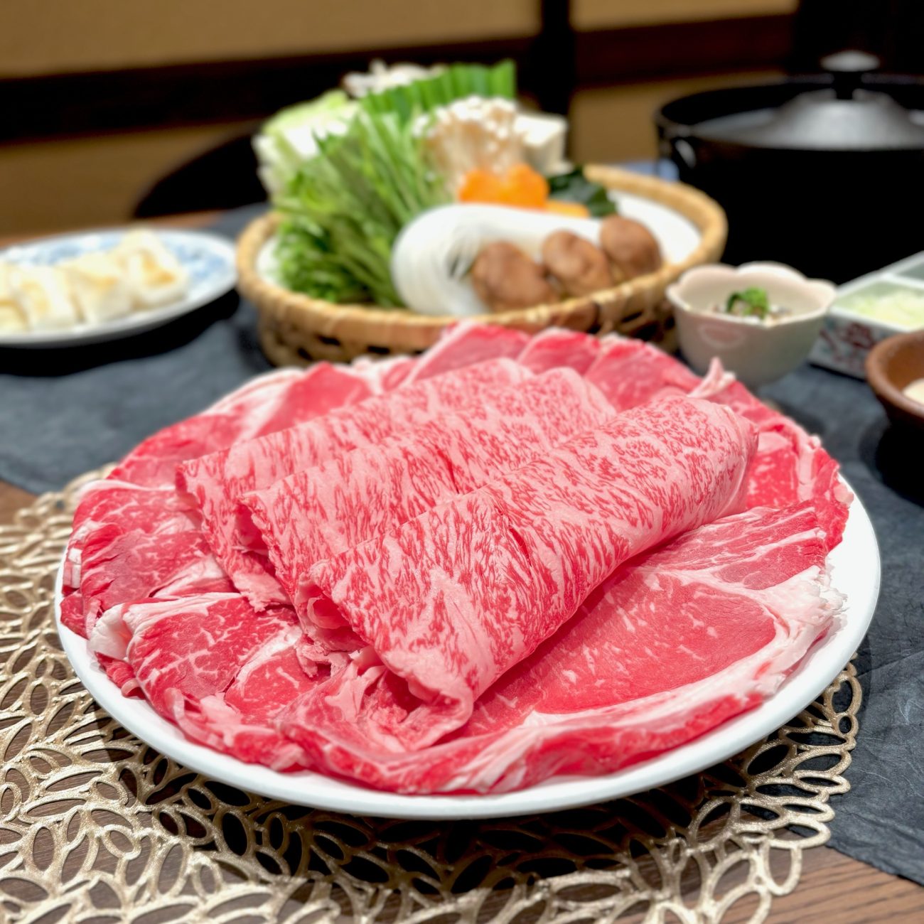 サンキューコース 3人前のしゃぶしゃぶ肉