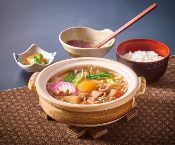 もつ煮込うどん(ごはん付)