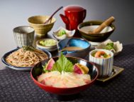 博多風鯛めしと麺（お得な茶椀蒸し付）