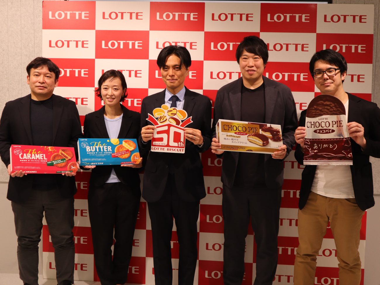 （左から）岩波氏、塙氏、古市氏、本原氏、豊嶋氏