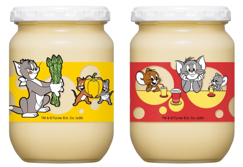 キユーピー「トムとジェリー」瓶入りマヨネーズ第3弾・第4弾