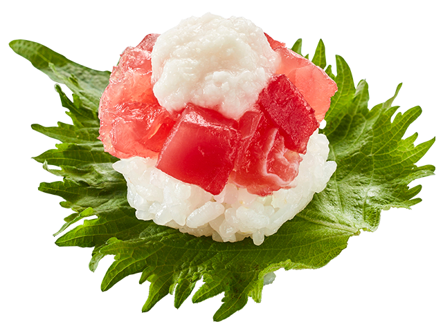 とろっとまぐろ大葉包み（とろろ）