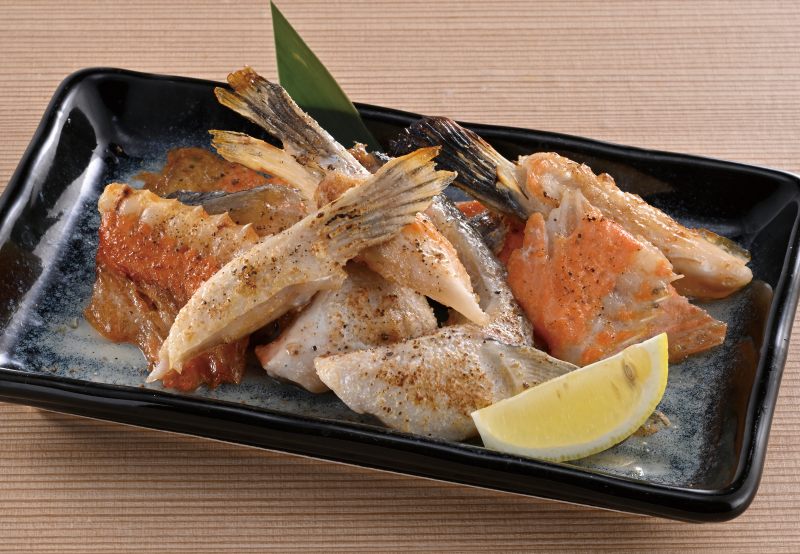 サーモンのあら焼