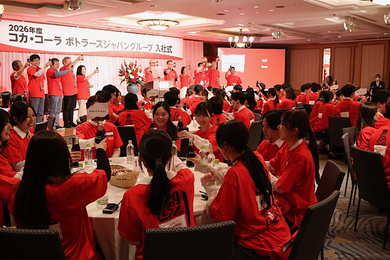 ハイアットリージェンシー東京で行われた入社式