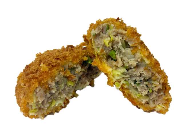 春キャベツメンチカツ