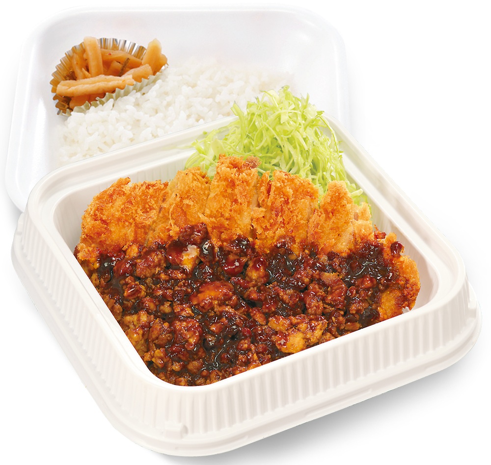 肉あんかけロースカツ弁当