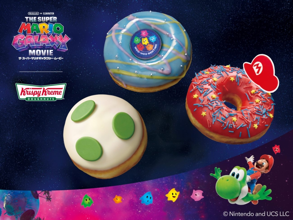 マリオ･ヨッシー･チコをモチーフにした3種のドーナツ