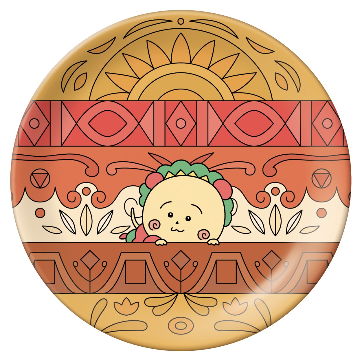 「コジコジの豆ざら（2枚入り）」