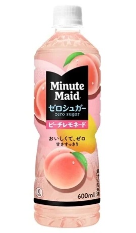 「ミニッツメイド ゼロシュガー ピーチレモネード」