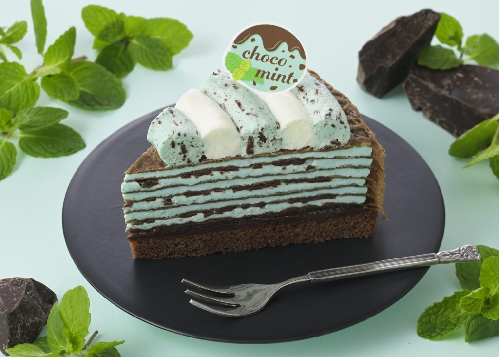 チョコミントミルクレープ