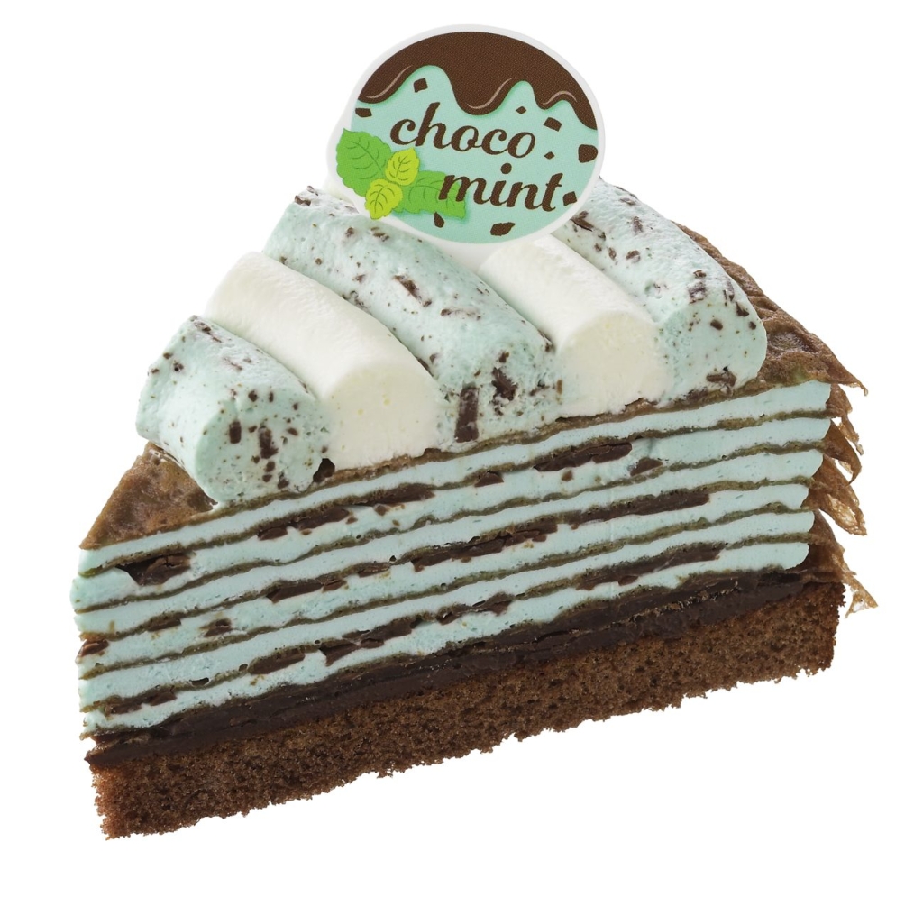 チョコミントミルクレープ