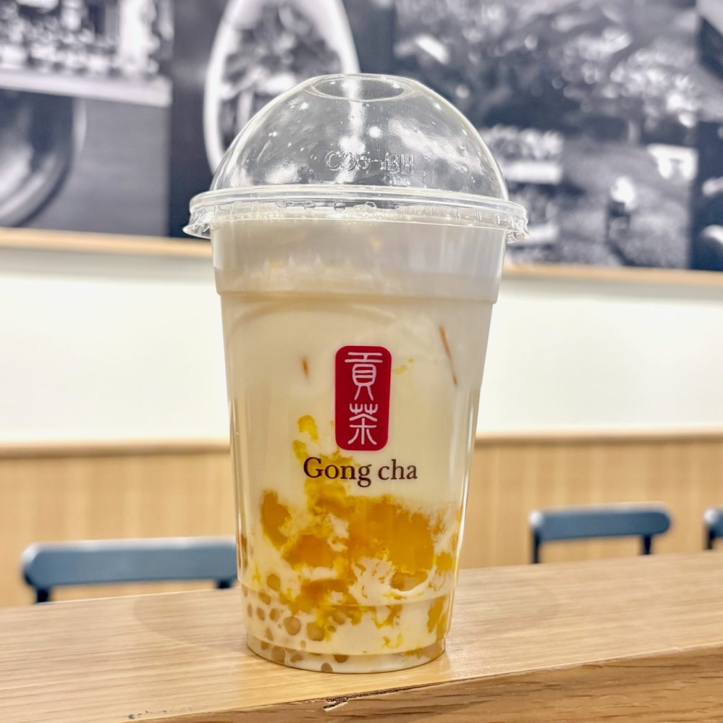 マンゴーミニパール ミルクティー ミルクフォーム追加