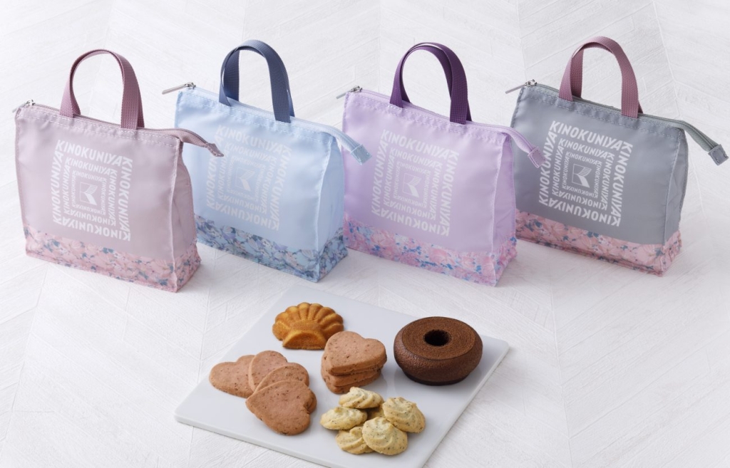 紀ノ国屋「フローラルスイーツバッグ（全4色）」