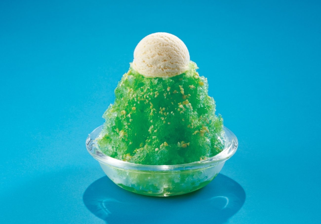 「かき氷 はじけるクリームソーダ」
