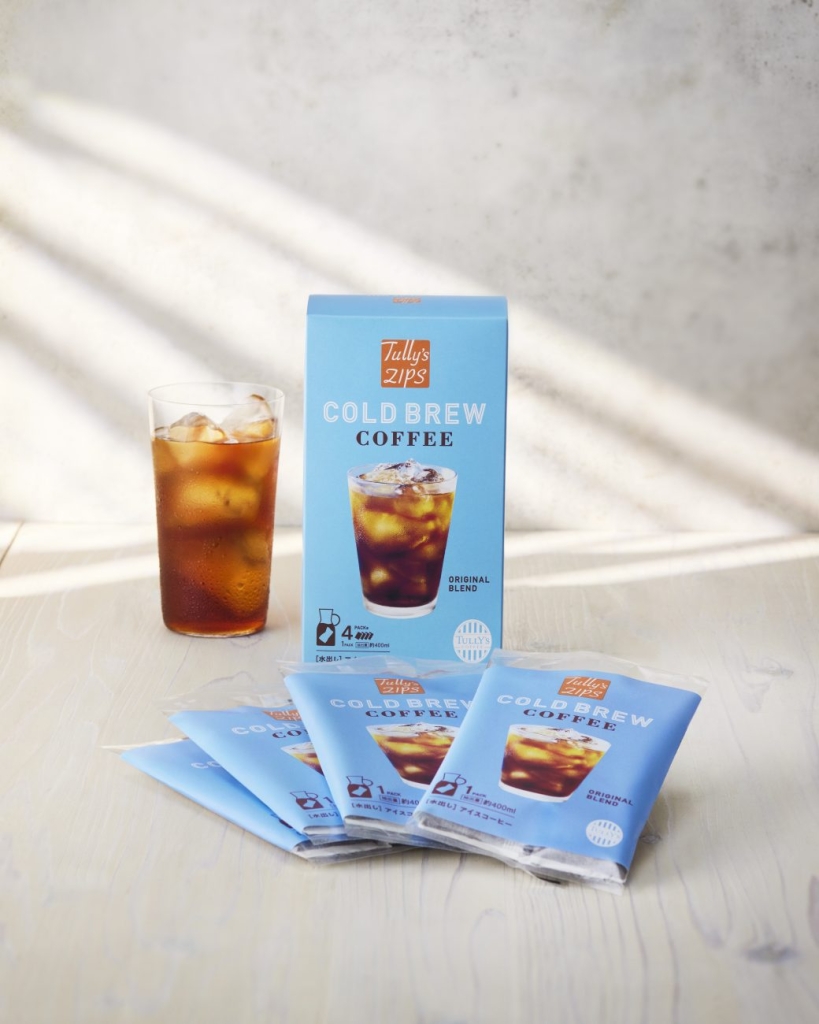 タリーズジップス コールドブリューコーヒー オリジナルブレンド4P箱