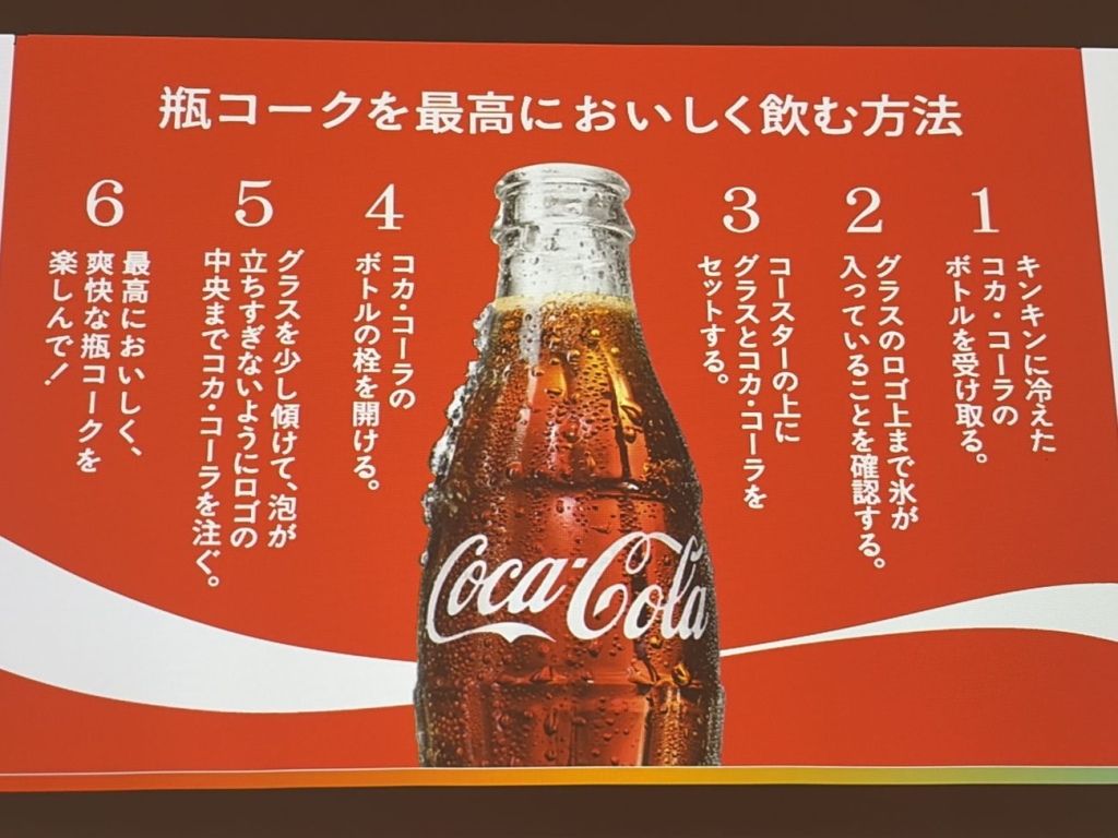 瓶コークを最高においしく飲む方法(投影資料)