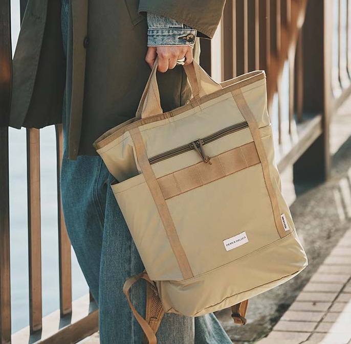 BRIEFINGパッカブル2WAYパック ベージュ2026