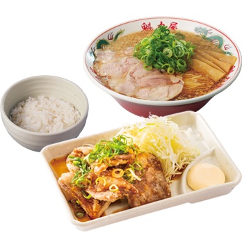 ラーメン魁力屋「ぶたから定食」