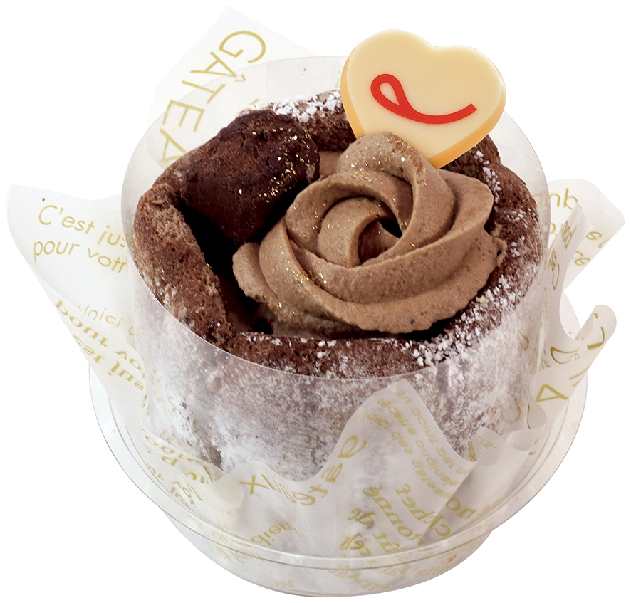 「母の日 チョコレートのフラワーケーキ」税込745円