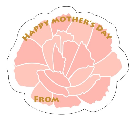 母の日期間限定「メッセージペーパープレート」