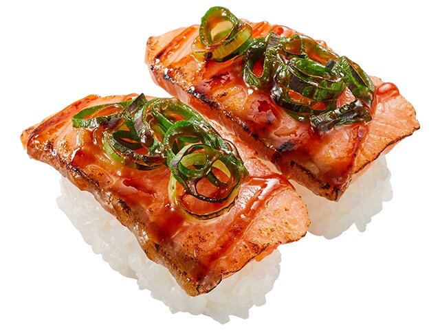 『北海道郷土料理サーモンちゃんちゃん焼き風～北海道みそ使用～』二貫 税込160円～