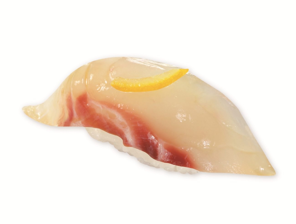 熟成 ゆず漬け桜鯛(一貫) 160円