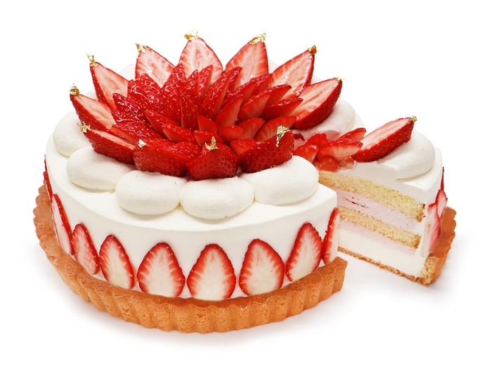 奈良県産いちご「古都姫」のショートケーキタルト