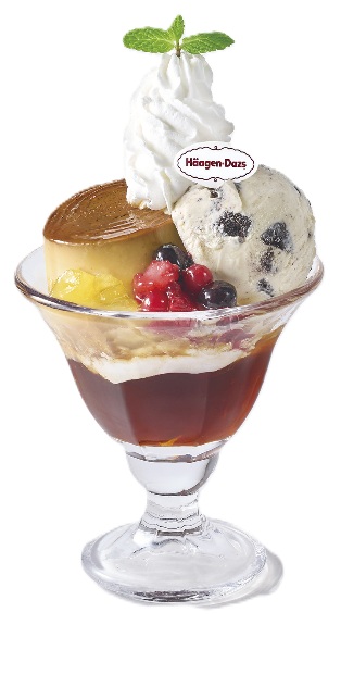 ハーゲンダッツと自家製プリンのジョナサンデー