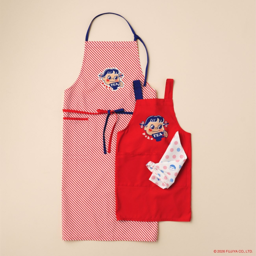 エプロン、キッズエプロン(三角巾付き)