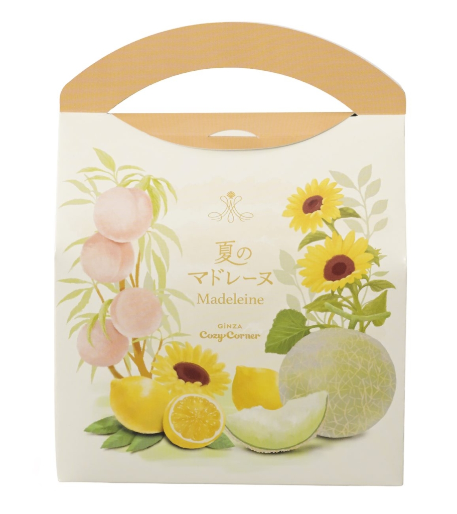 夏のマドレーヌ(6個入) BOX裏面