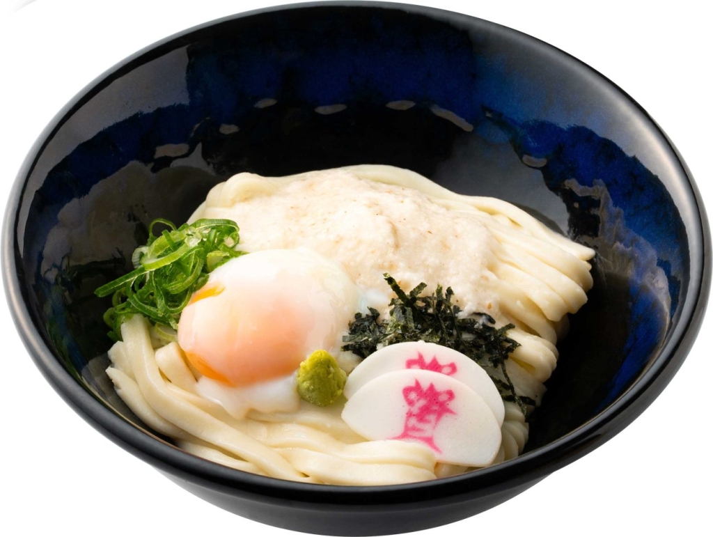 山いも温玉ぶっかけうどん