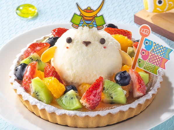 こどもの日 シマエナガのチーズタルト