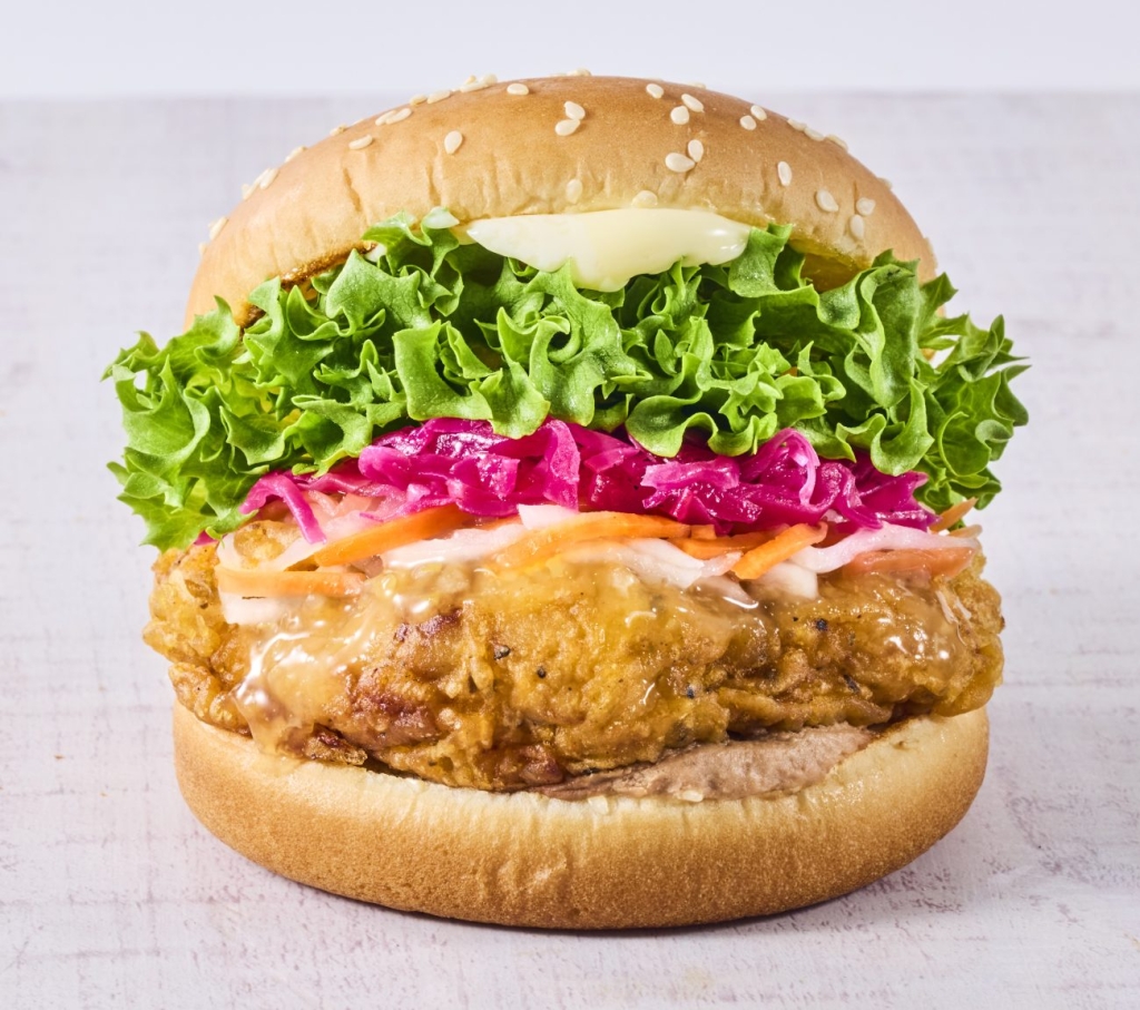 パクチーチキンバーガー バインミー リーフレタスに変更