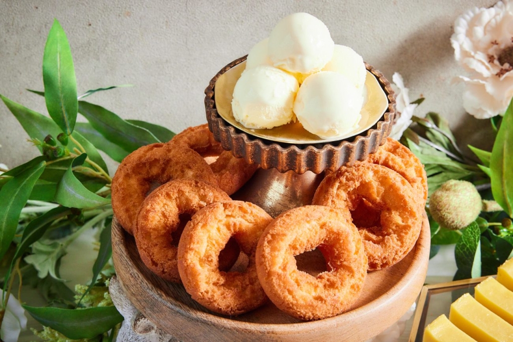 「炙ってドーナツアイス」