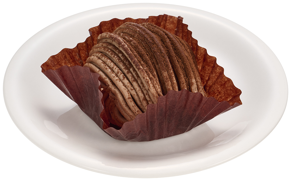 生チョコ風モンブラン