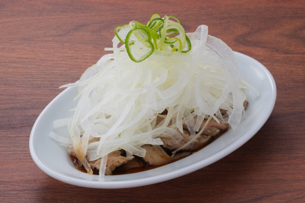 さっぱり鶏皮ポン酢