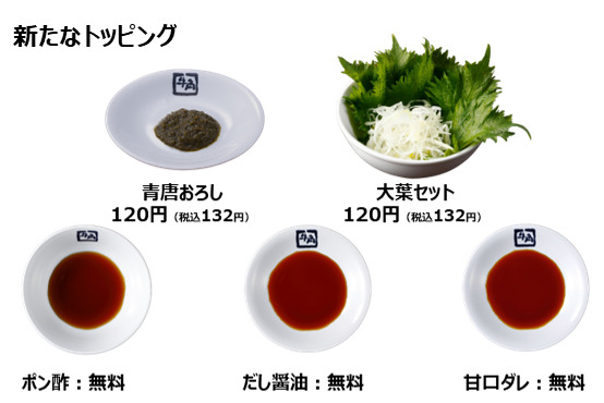 新たなトッピング