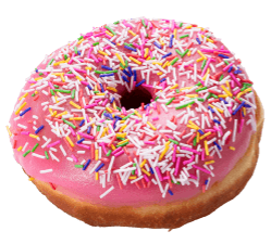 ピンクレイズドスプリンクルズ（PINK RAISED W/SPRINKLES）