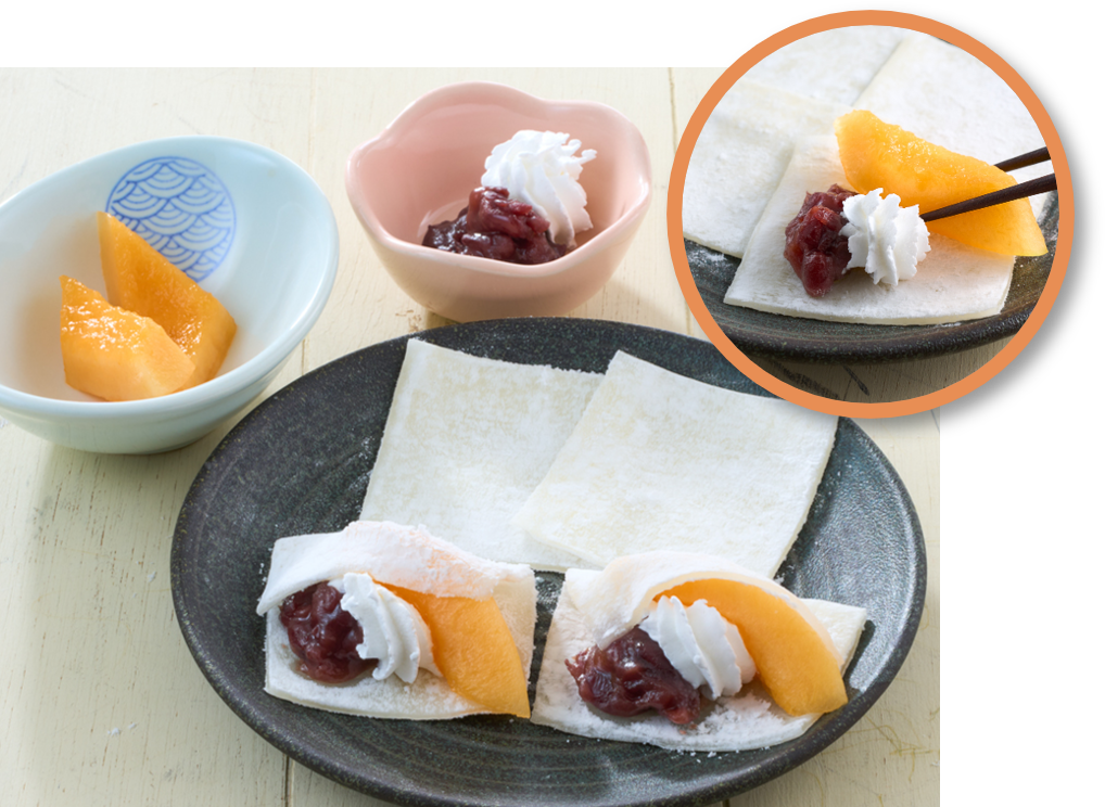 「自分で包むメロン大福」(税込659円)