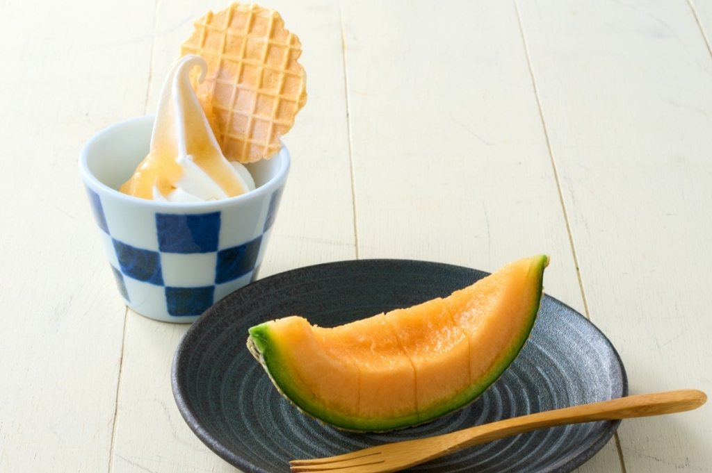 「フレッシュ赤肉メロン&ソフト」(税込659円)