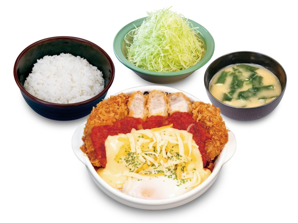 チーズうまトマ超厚切りロースかつ定食