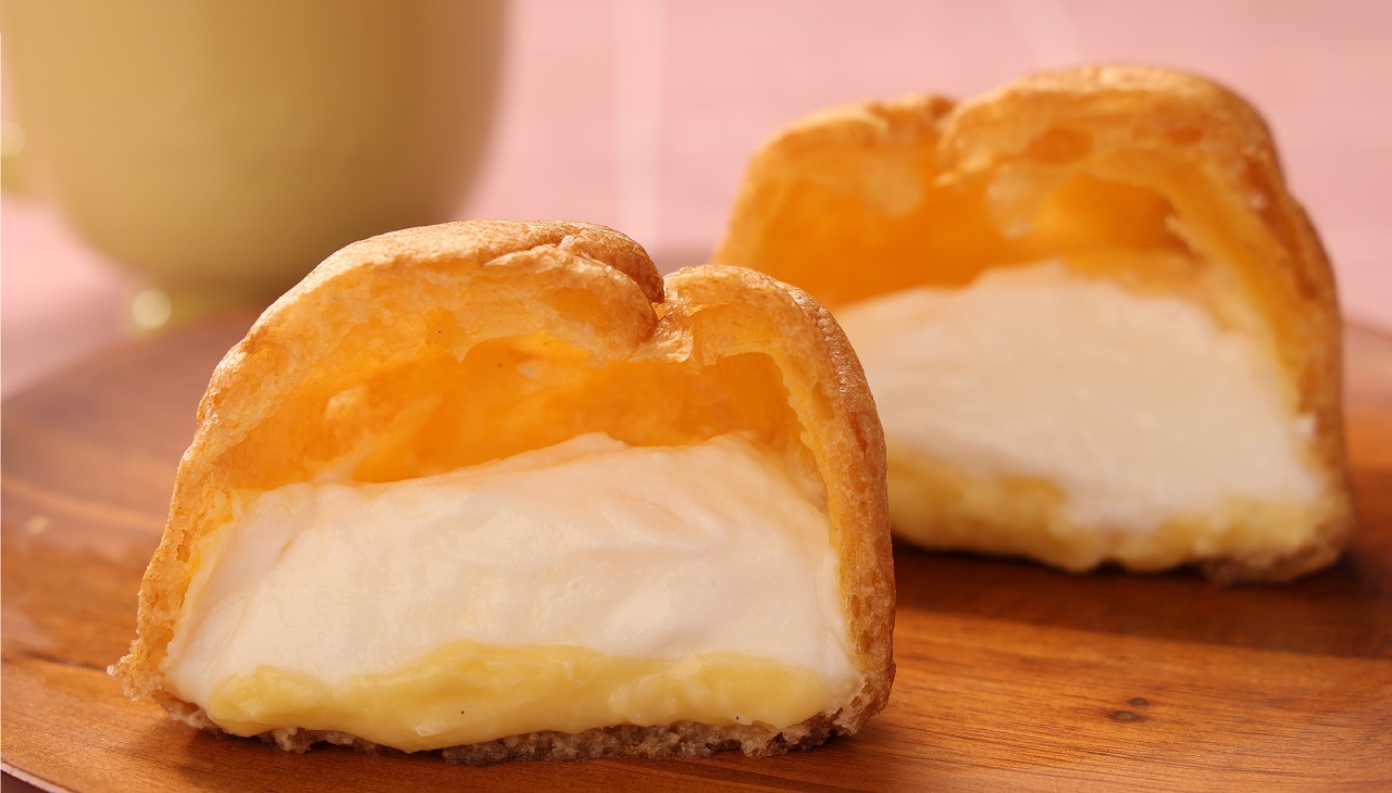 値下げ後の「ツインシュー カスタード&ホイップ」