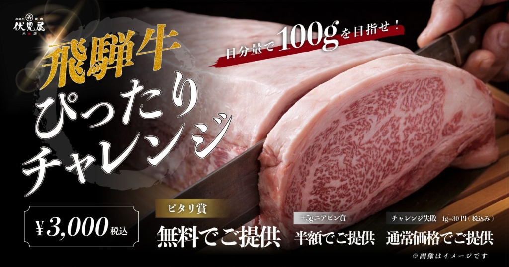 飛騨牛 ぴったりチャレンジ