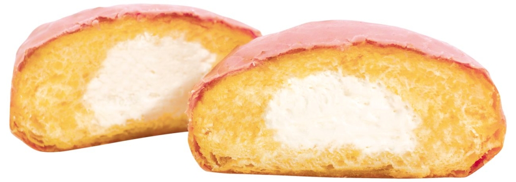 「milkyクリームドーナツ(いちごチョコ)」